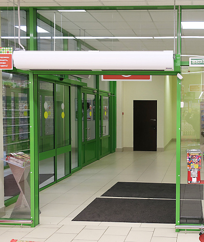 Электрическая тепловая завеса КЭВ-12П3042Е, длиной 2 м ТЕПЛОМАШ