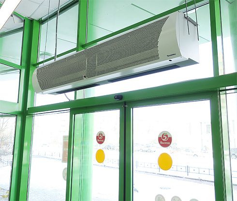 Электрическая тепловая завеса КЭВ-12П4041Е, длиной 1.5 м ТЕПЛОМАШ